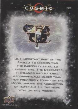 2023 Upper Deck Cosmic - Blue Shift #33 Apollo 16 Back