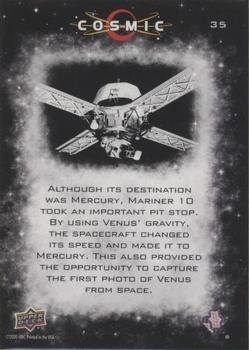 2023 Upper Deck Cosmic - Blue Shift #35 First Photo of Venus - Mariner 10 Back
