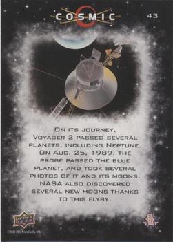 2023 Upper Deck Cosmic - Blue Shift #43 First Neptune Fly By - Voyager 2 Back