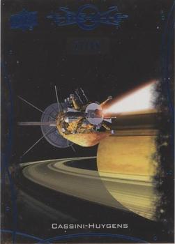 2023 Upper Deck Cosmic - Blue Shift #47 First Orbit of Saturn - Cassini-Huygens Front