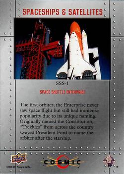 2023 Upper Deck Cosmic - Spaceships & Satellites #SSS-1 Space Shuttle Enterprise Back