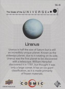 2023 Upper Deck Cosmic - Scale of the Universe #SU-8 Uranus Back