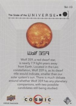 2023 Upper Deck Cosmic - Scale of the Universe #SU-10 Wolf 359 Back