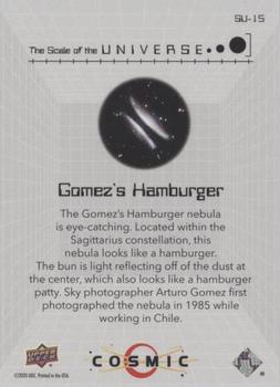 2023 Upper Deck Cosmic - Scale of the Universe #SU-15 Gomez's Hamburger Back