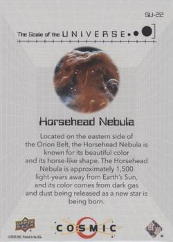 2023 Upper Deck Cosmic - Scale of the Universe #SU-22 Horsehead Nebula Back