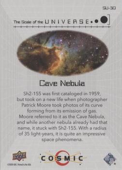 2023 Upper Deck Cosmic - Scale of the Universe #SU-30 Cave Nebula Back