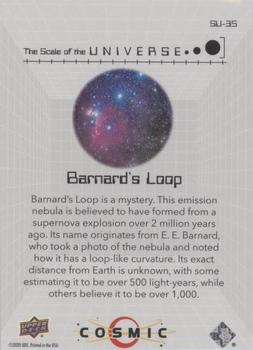 2023 Upper Deck Cosmic - Scale of the Universe #SU-35 Barnard's Loop Back