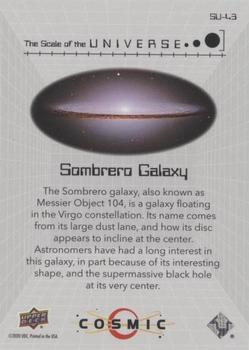 2023 Upper Deck Cosmic - Scale of the Universe #SU-43 Sombrero Galaxy Back