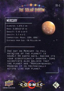 2023 Upper Deck Cosmic - The Solar System #SS-1 Mercury Back