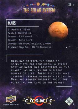 2023 Upper Deck Cosmic - The Solar System #SS-4 Mars Back