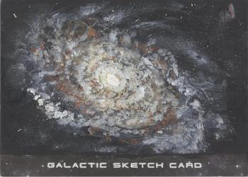 2023 Upper Deck Cosmic - 5” x 7” Galactic Sketch #NNO Peter Clinton Front