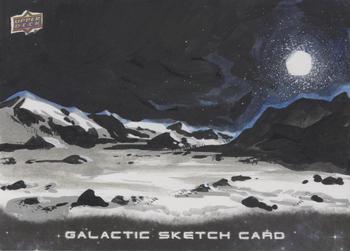 2023 Upper Deck Cosmic - 5” x 7” Galactic Sketch #NNO Tim Shinn Front
