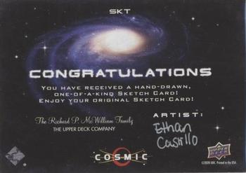 2023 Upper Deck Cosmic - Sketch #NNO Ethan Castillo Back