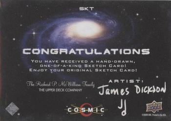2023 Upper Deck Cosmic - Sketch #NNO James Dickson Back