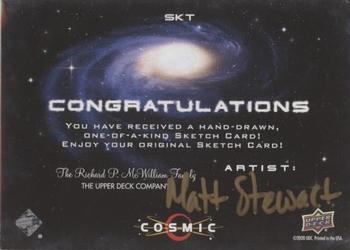 2023 Upper Deck Cosmic - Sketch #NNO Matt Stewart Back