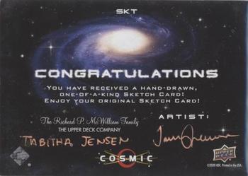 2023 Upper Deck Cosmic - Sketch #NNO Tabitha Jensen Back