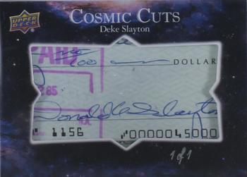 2023 Upper Deck Cosmic - Cosmic Cuts Cut Signatures #CCU-DS Deke Slayton Front