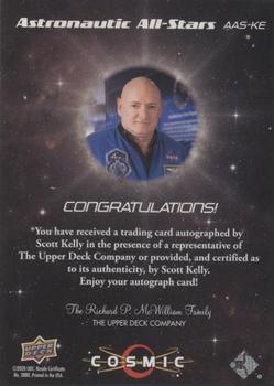 2023 Upper Deck Cosmic - Astronautic All-Stars Autographs #AAS-KE Scott Kelly Back
