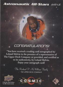 2023 Upper Deck Cosmic - Astronautic All-Stars Autographs #AAS-LE Leland Melvin Back