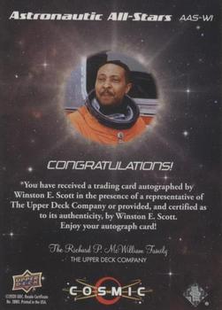 2023 Upper Deck Cosmic - Astronautic All-Stars Autographs #AAS-WI Winston E. Scott Back