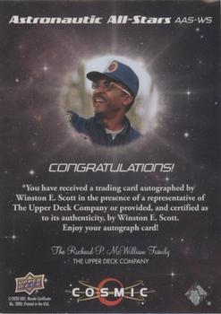 2023 Upper Deck Cosmic - Astronautic All-Stars Inscription Autographs #AAS-WS Winston E. Scott Back