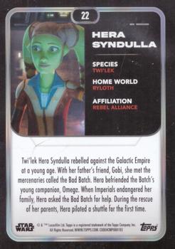 2023 Topps Star Wars #22 Hera Syndulla Back