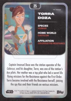 2023 Topps Star Wars #25 Torra Doza Back