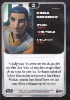 2023 Topps Star Wars #28 Ezra Bridger Back