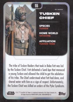 2023 Topps Star Wars #55 Tusken Chief Back