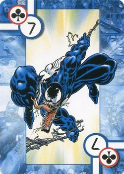 2005 Cards Inc. Marvel Heroes Collectors Edition Playing Cards #7♣ Venom Front