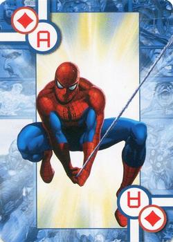 2005 Cards Inc. Marvel Heroes Collectors Edition Playing Cards #A♦ Spider-Man Front