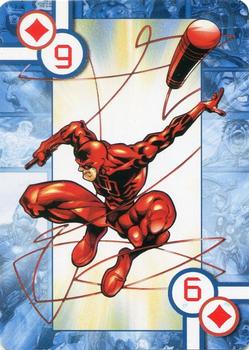 2005 Cards Inc. Marvel Heroes Collectors Edition Playing Cards #9♦ Daredevil Front