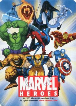 2005 Cards Inc. Marvel Heroes Collectors Edition Playing Cards #K♦ Wolverine Back
