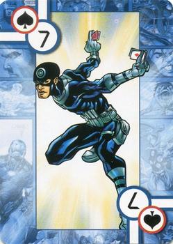 2005 Cards Inc. Marvel Heroes Collectors Edition Playing Cards #7♠ Bullseye Front