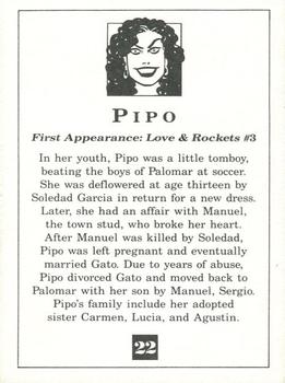 1992 Fantagraphics Love & Rockets #22 Pipo Back