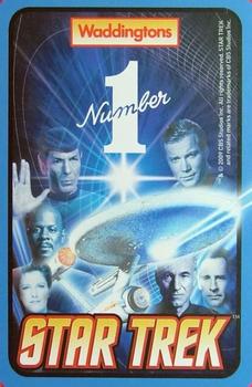 2009 Waddingtons Star Trek Playing Cards #3♠️ Ensign Ro Back
