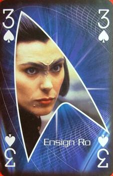 2009 Waddingtons Star Trek Playing Cards #3♠️ Ensign Ro Front