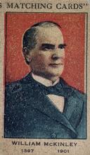 1921 Universal US Presidents Strip Cards (W563) #NNO William McKinley Front