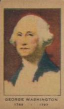 1921 Universal US Presidents Strip Cards (W563) #NNO George Washington Front