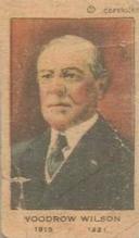 1921 Universal US Presidents Strip Cards (W563) #NNO Woodrow Wilson Front