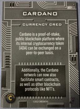 2022 Cardsmiths Currency Series 1 - Meta Rare Crystal Sparkle #MR4 Cardano Back