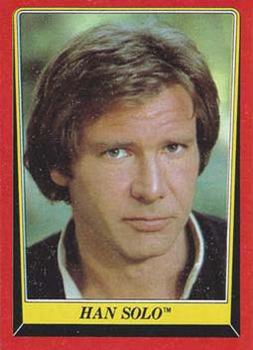 1983 Scanlens Star Wars Return of the Jedi #4 Han Solo Front