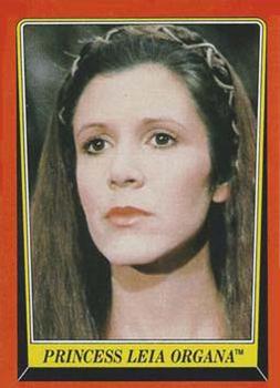 1983 Scanlens Star Wars Return of the Jedi #5 Princess Leia Organa Front