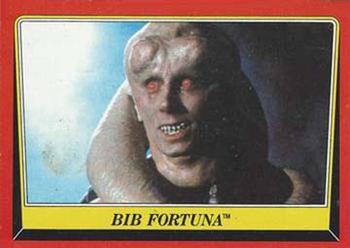 1983 Scanlens Star Wars Return of the Jedi #12 Bib Fortuna Front
