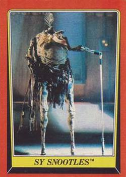 1983 Scanlens Star Wars Return of the Jedi #22 Sy Snootles Front