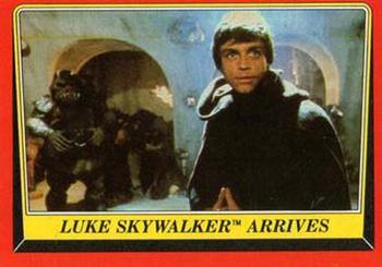 1983 Scanlens Star Wars Return of the Jedi #33 Luke Skywalker Arrives Front