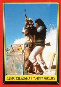 1983 Scanlens Star Wars Return of the Jedi #43 Lando Calrissian's Fight Front