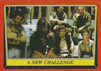 1983 Scanlens Star Wars Return of the Jedi #61 A New Challenge Front