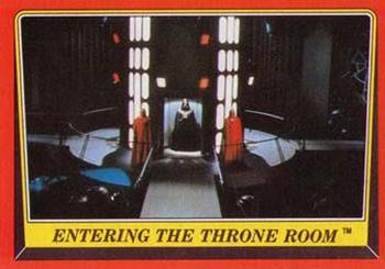 1983 Scanlens Star Wars Return of the Jedi #76 Entering the Throne Room Front