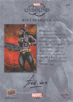 2022 Upper Deck Marvel Unbound - Canvas #69 Killmonger Back